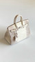 Hermes Matte Himalayan Niloticus Crocodile  Birkin bag 25cm