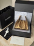 Chanel 2024/25 MÉTIERS D’ART   CHANEL 25 SMALL HANDBAG Dark Gold 
