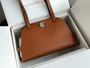  Hermes Tablier Sellier bag Gold with Palladium Hardware 