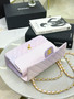 CHANEL CLASSIC 11.12 HANDBAG Cloudy Tie and Dye Calfskin With Gold Hardware
