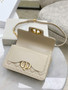 Christian Dior Small Dior Jolie Top Handle Bag Powder Beige Cannage Calfskin