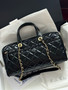 Chanel 2024/25 Métiers d’art   Large Bowling Bag Black Chanel 2024/25 Métiers d’art   Large Bowling Bag Black