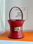 Hermes Mini Medor bag Red Hermes Mini Medor bag Red