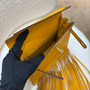 Hermès Kelly Danse Anate Fringe -Jaune Citron Swift Leather with Palladium Hardware