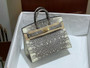 Hermes  Ombre Lizard Birkin Bag 20cm Gold Hardware
