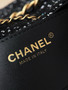 CHANEL 2024/25 Métiers d’art  CHANEL 25 Medium Handbag Wool Tweed & Gold-Tone Metal