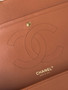 Chanel Large Classic Handbag Lambskin Caramel 30 cm