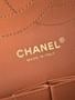 Chanel Large Classic Handbag Lambskin Caramel 30 cm