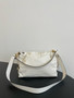 Fendi Mamma Baguette Large  nappa leather bag White