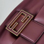 Fendi Mamma Baguette Large  nappa leather bag Bordeaux