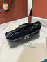Loro Piana Extra Pocket L19 Alligator Leather Pouch Black