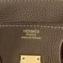 Hermes Etoupe Birkin 25 cm Togo Gold Hardware