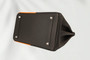 Hermès Black and Orange H Togo HAC Casaque Birkin 40 Palladium Hardware