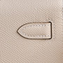 HERMES KELLY CUT CLUTCH BAG CRAIE EPSOM PALLADIUM HARDWARE