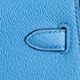HERMÈS KELLY 20 MINI II SELLIER BLUE CELESTE CHÈVRE PALLADIUM HARDWARE