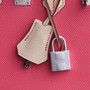Hermes Special Order Rose Confetti/Craie Birkin 25 cm Epsom Palladium Hardware