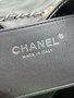CHANEL 25 Small Handbag   Shiny Crumpled Calfskin, Gold-Tone & Ruthenium-Finish Metal  Black