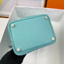 Hermes Bleu Atoll Picotin Lock 18 Togo Leather Bag