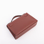 Hermès Rough H Mini Kelly Pochette Swift leather Palladium hardware