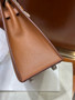 HERMÈS KELLY 25 SAN FRANCISCO GOLD JONATHAN LEATHER PALLADIUM HARDWARE