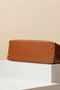 HERMÈS KELLY FLAT HANDBAG 35 GOLD SWIFT PALLADIUM HARDWARE