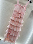 Chanel Fall-Winter 2025/26 Long Dress Mohair & Silk  Light Pink