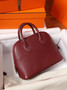 HERMÈS BOLIDE 1923 MINI BAG MYSORE GOATSKIN PALLADIUM HARDWARE ROUGH H