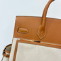 HERMÈS CARGO HAC BIRKIN 40 GOLD BOX AND TOILE GOLD HARDWARE HERMÈS CARGO HAC BIRKIN 40 GOLD BOX AND TOILE GOLD HARDWARE