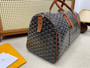 Goyard Boston 50 bag Black & Tan