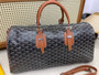 Goyard Boston 50 bag Black & Tan