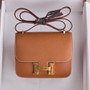 Hermes Gold  Constance 19cm Epsom Gold Hardware