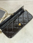  Chanel Fall-Winter 2025/26   Large Flap Bag With Top Handle   Metallic Mirror Calfskin & Gold-Tone Metal Black