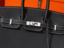 Hermes Special Order Black/Gold  Birkin 25 cm Togo Palladium Hardware
