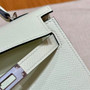 Hermès Vert Frizz Kelly Mini II Epsom Palladium Hardware