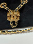 Cruise 2025/26 CHANEL 25 Mini Handbag Suede Calfskin Black