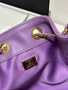 CHANEL Cruise 2025/26 CHANEL 25 Mini Handbag Suede Calfskin Purple