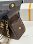 CHANEL Cruise 2025/26 CHANEL 25 Mini Handbag Suede Calfskin Brown