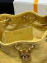 CHANEL Cruise 2025/26 CHANEL 25 Mini Handbag Suede Calfskin Mustard