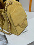 CHANEL Cruise 2025/26 CHANEL 25 Mini Handbag Suede Calfskin Mustard