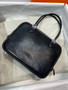 Hermes Plume Elan Mini Bag in Black Lizard