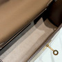 Hermès Etoupe Mini Kelly Pochette Swift leather Gold hardware