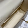 Hermès Craie Mini Kelly Pochette Swift leather Gold hardware