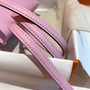 Hermes X9 Mauve Sylvestre Mini Kelly II 20 Epsom leather Gold Hardware