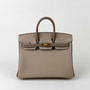 Hermès Special Order (HSS) Birkin 25 Etoupe & Gris Tourterelle Togo Gold Hardware