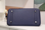 Hermés Birkin 35 Bleu Saphire Taurillon Novillo Double Palladium Hardware “Birkin Futurisme”, MFW2025