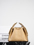 CHANEL SMALL 25 HOBO BAG Beige Raffia & Black Calfskin | Antique Gold Hardware