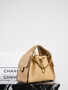 CHANEL SMALL 25 HOBO BAG Beige Raffia & Black Calfskin | Antique Gold Hardware