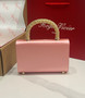 Roger Vivier Efflorescence Mini Bag in Satin Peach