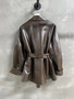 Chanel spring 2026 lambskin leather jacket Brown 