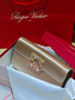 Roger Vivier Efflorescence Satin Pochette Gold